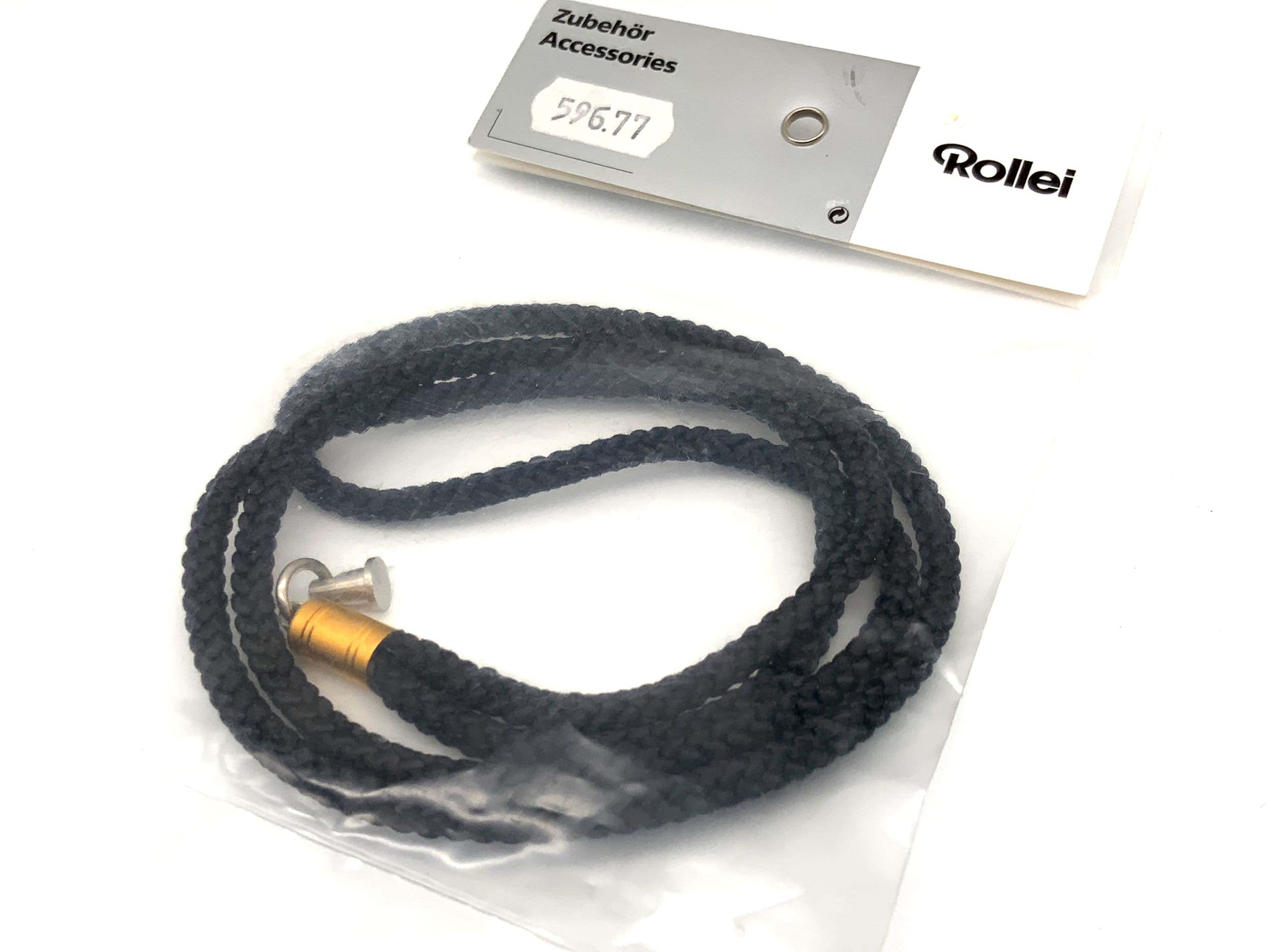 Rollei Classic Handschlaufe schwarz/gold Handschlaufe Wrist Strap