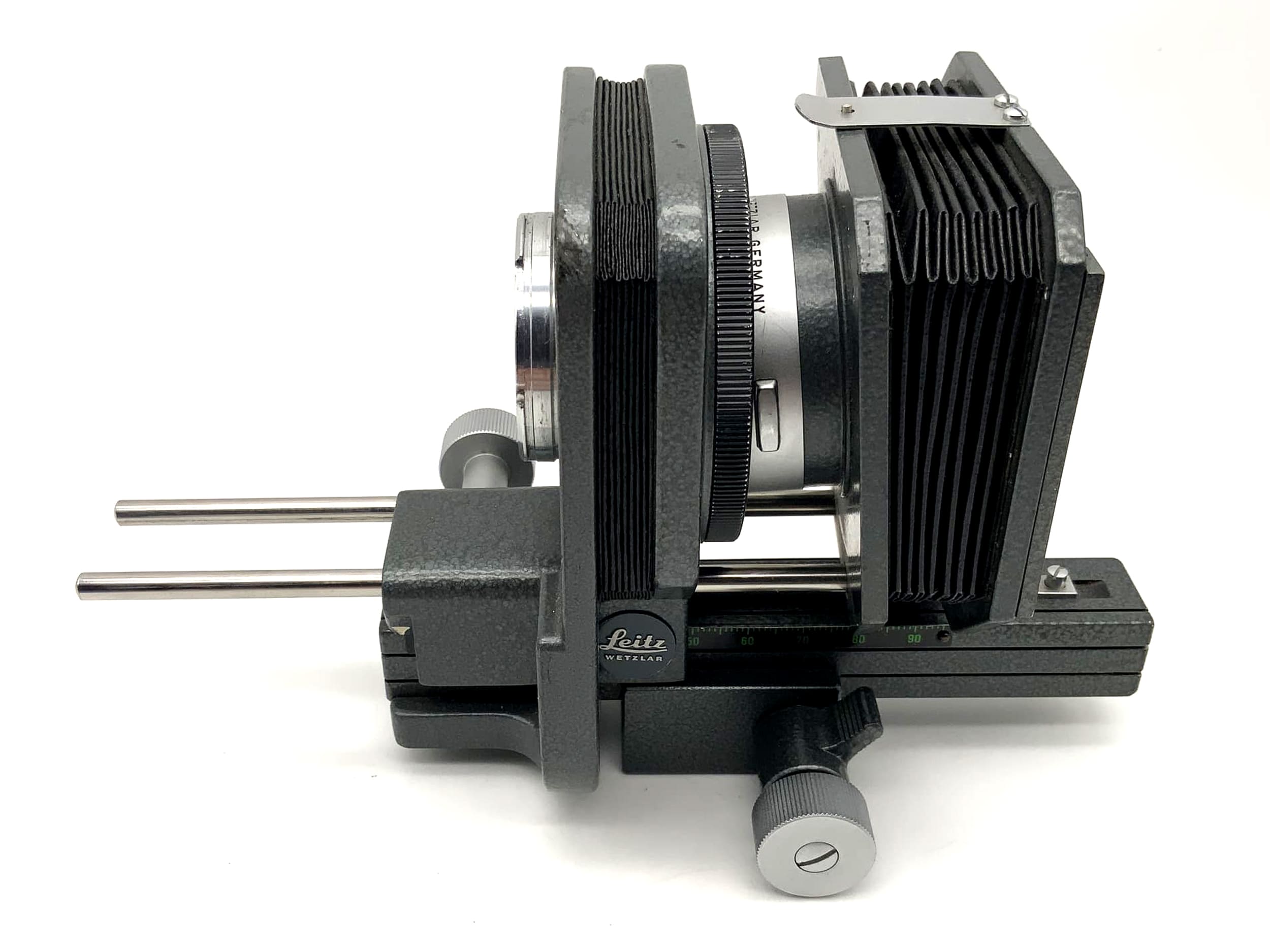 Leitz Balgengerät grau Bellows mit Einstellschlitten Balgen 165mm (Leica M)