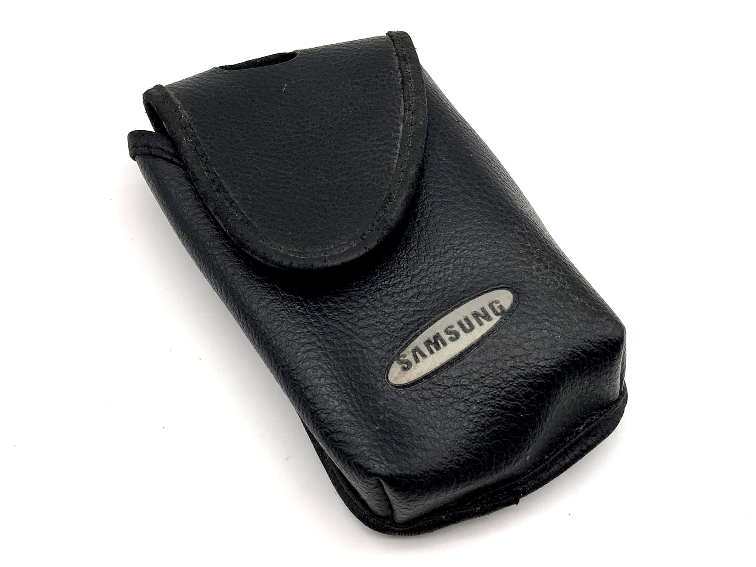 Samsung Leder Bereitschaftstasche schwarz Fototasche universell Kameratasche