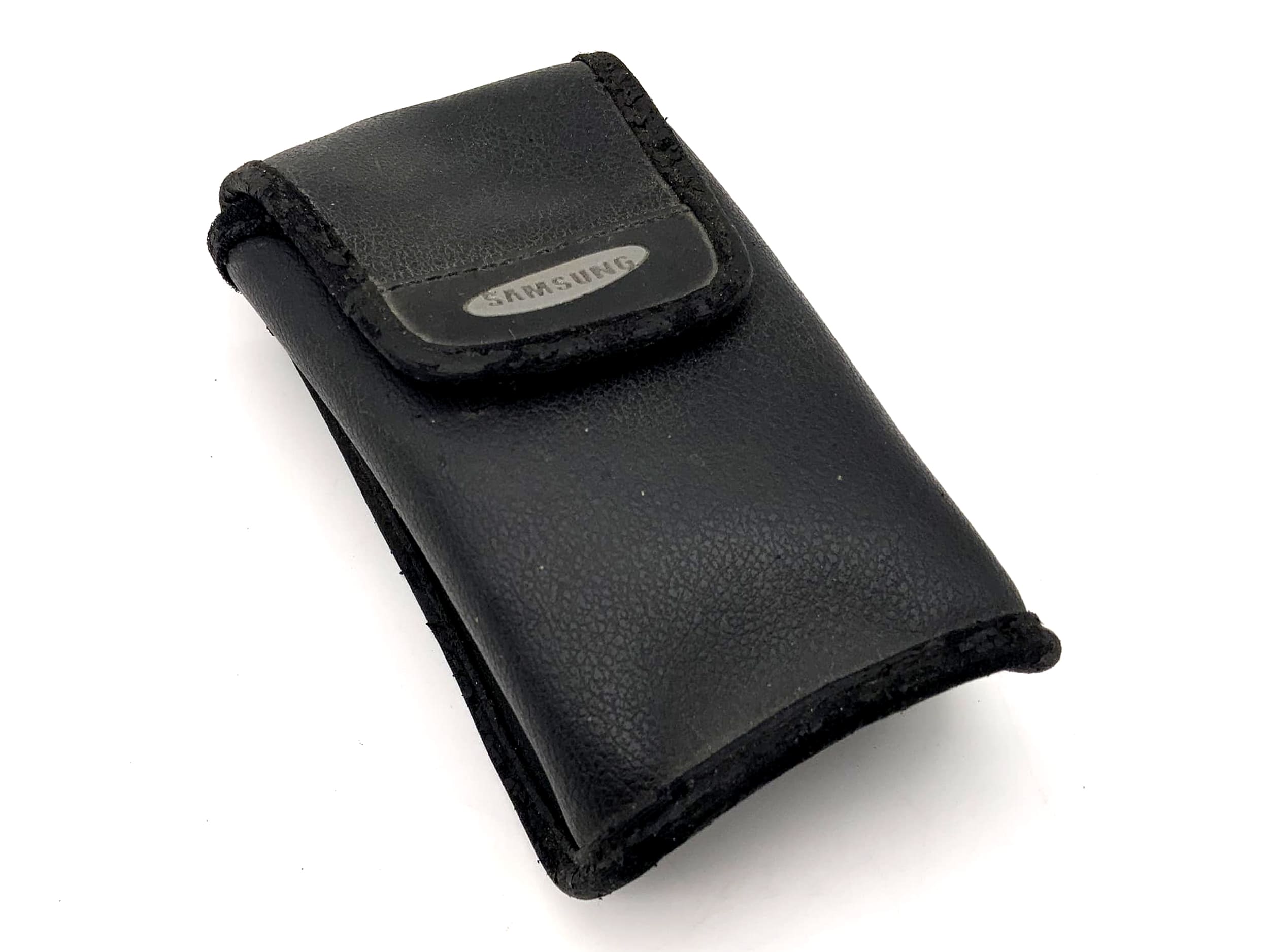 Samsung Leder Bereitschaftstasche schwarz Fototasche universell Kameratasche