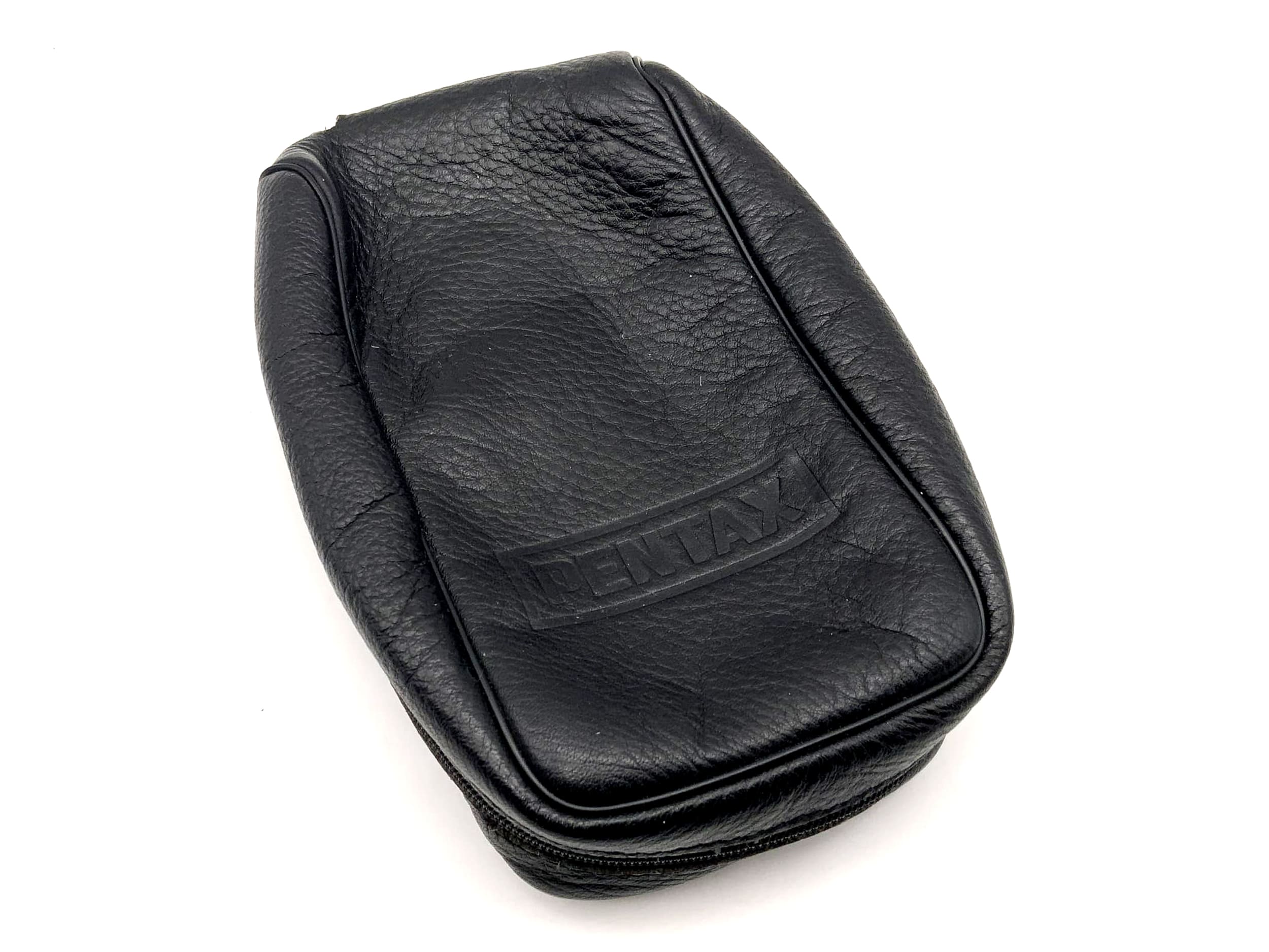 Pentax Leder Bereitschaftstasche schwarz Fototasche universell Kameratasche