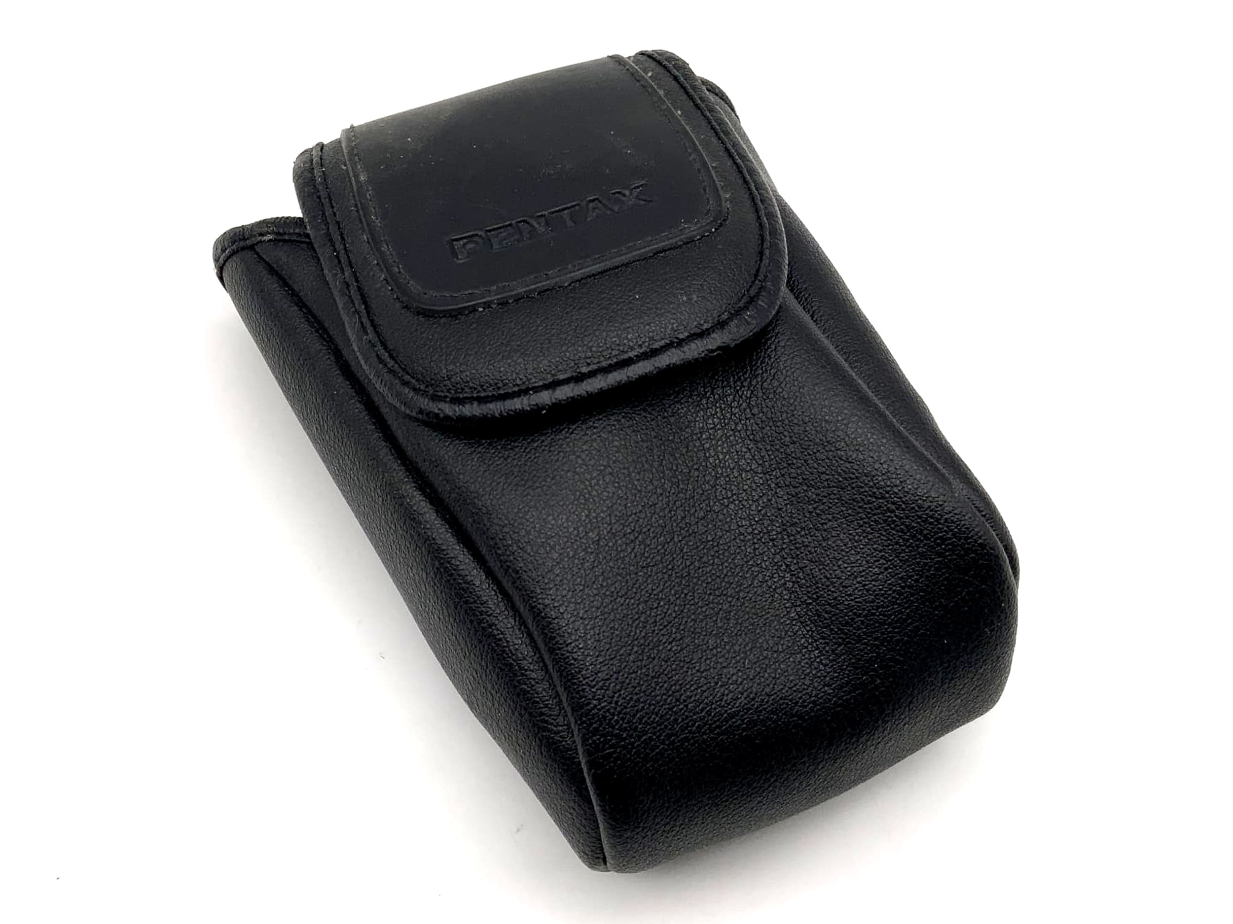Pentax Leder Bereitschaftstasche schwarz Fototasche universell Kameratasche
