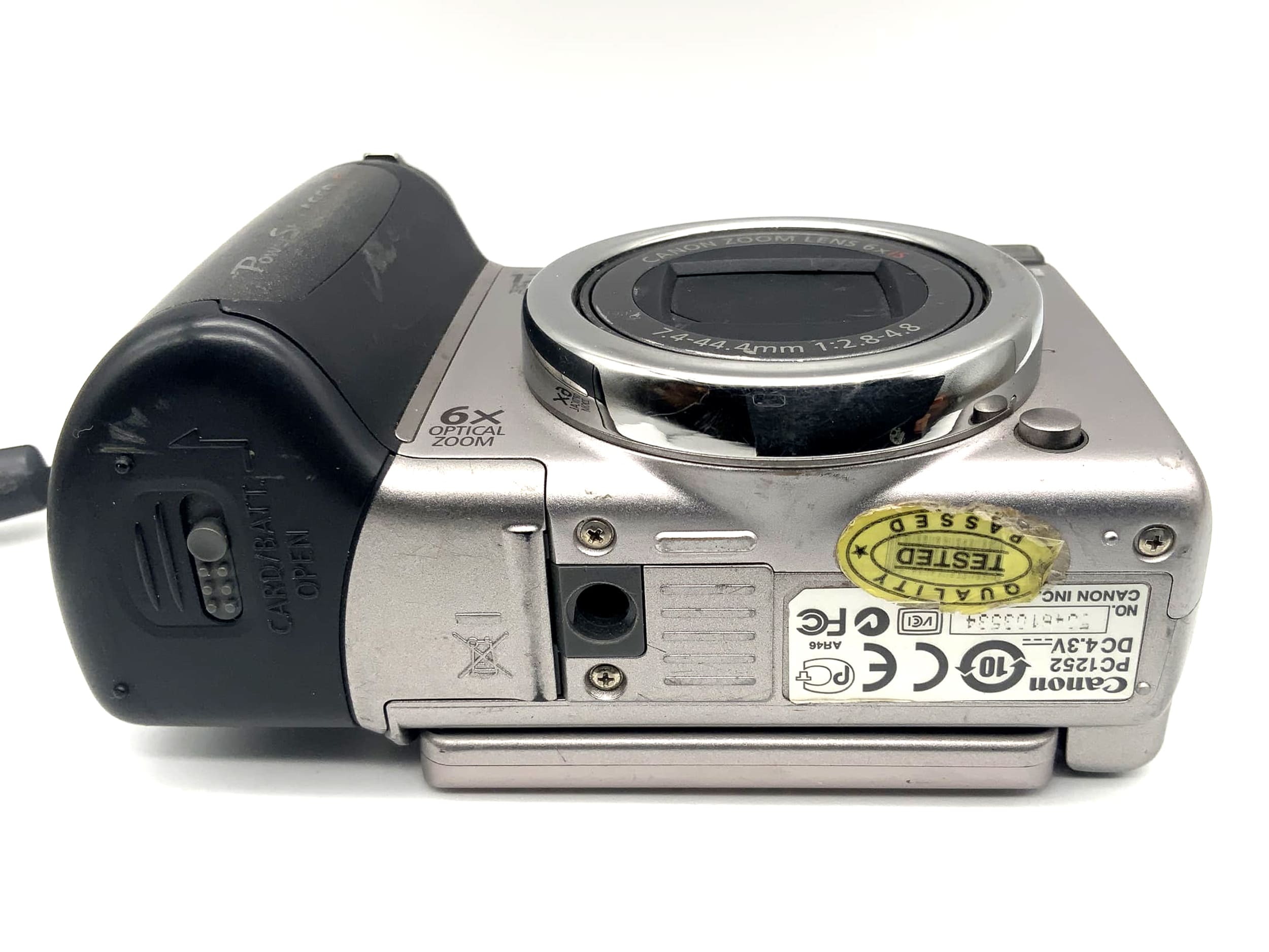 Canon Power Shot A650 IS mit Zoom Lens 6x IS 7.4-44.4mm 1:2.8-4.8 12.1 MP Ai AF