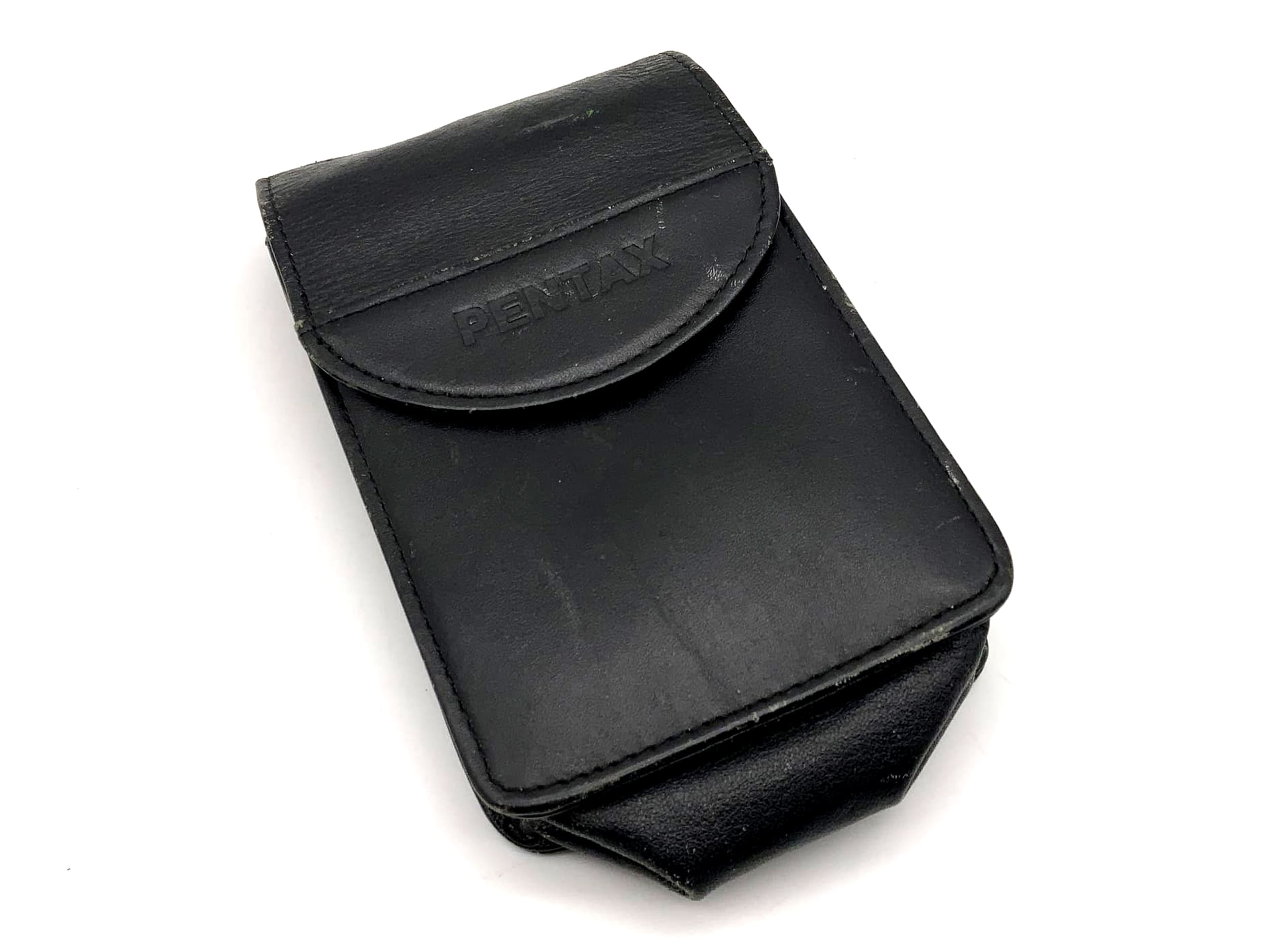 Pentax Leder Bereitschaftstasche schwarz Fototasche universell Kameratasche