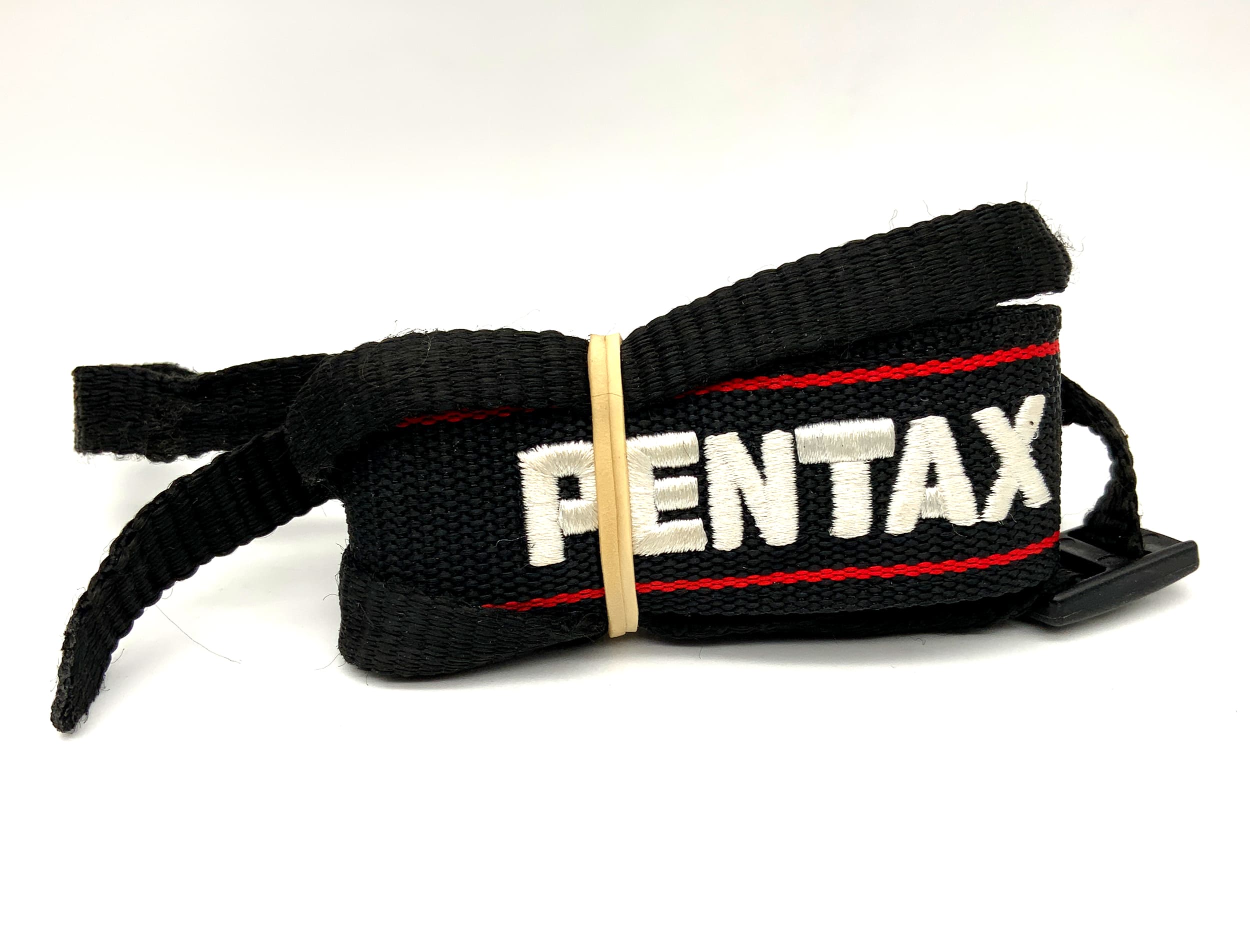 Pentax ca. 31mm Gurt schwarz/weiß Hals Schultergurt Kameragurt Neck Strap