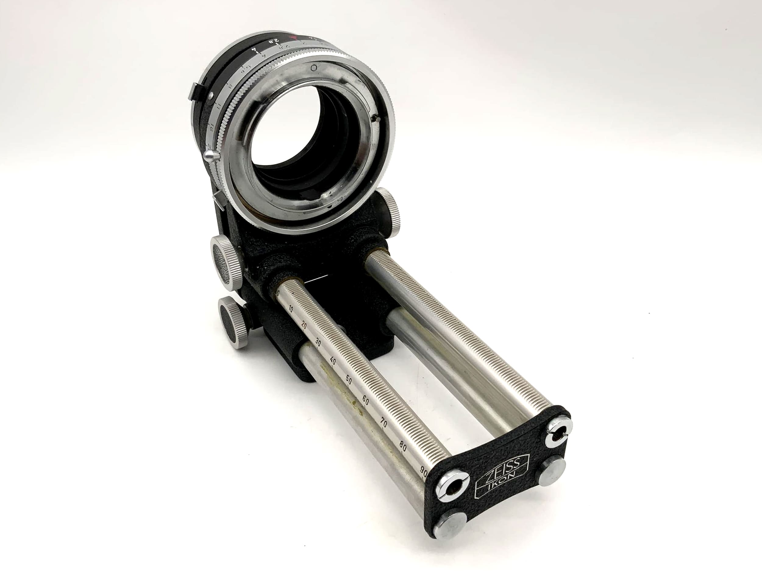 Zeiss Ikon Balgengerät schwarz Bellows mit Einstellschlitten (für Contarex)