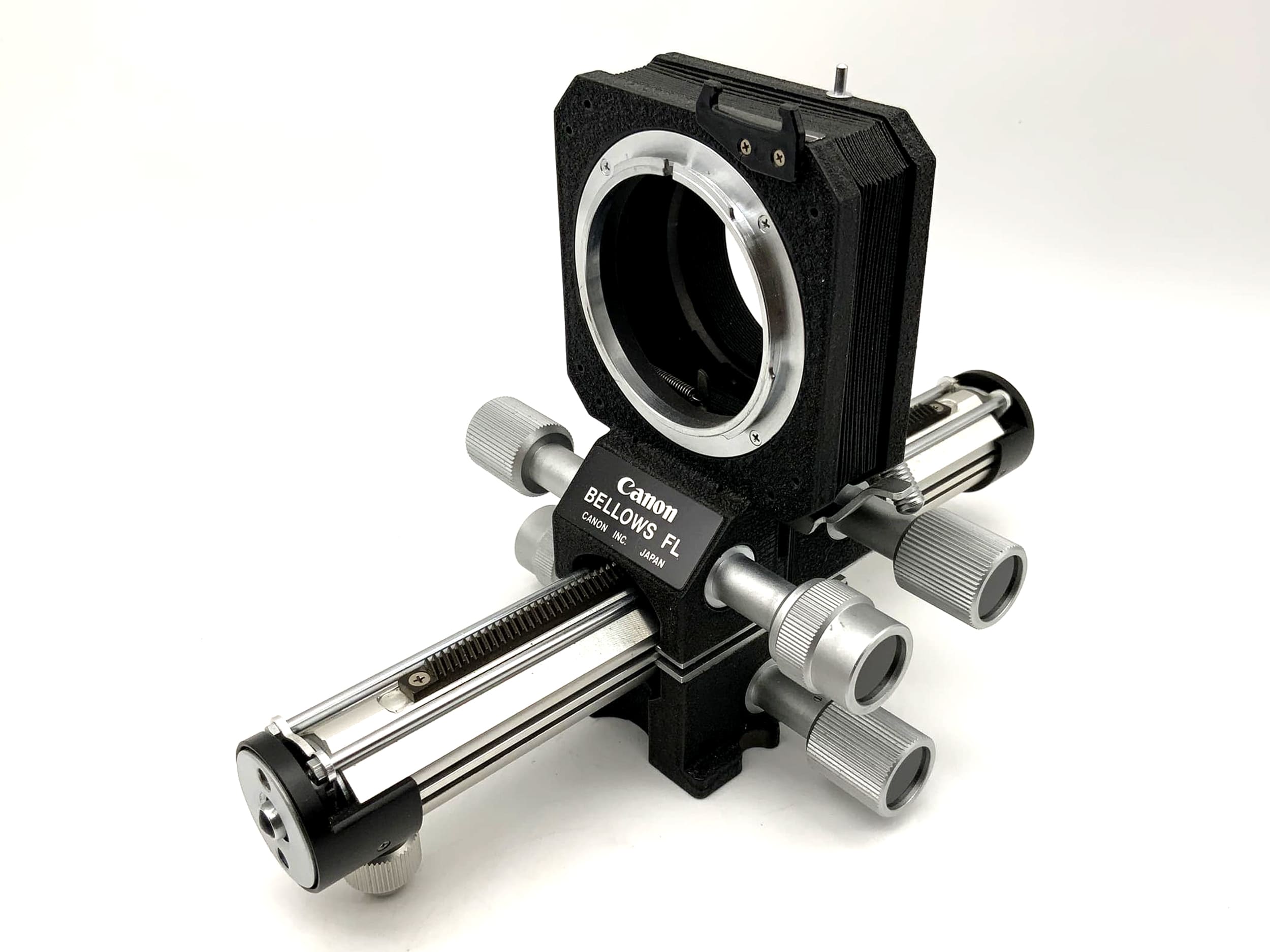 Canon Balgengerät Bellows FL schwarz Stufenloser Auszug mit OVP (Canon FD)