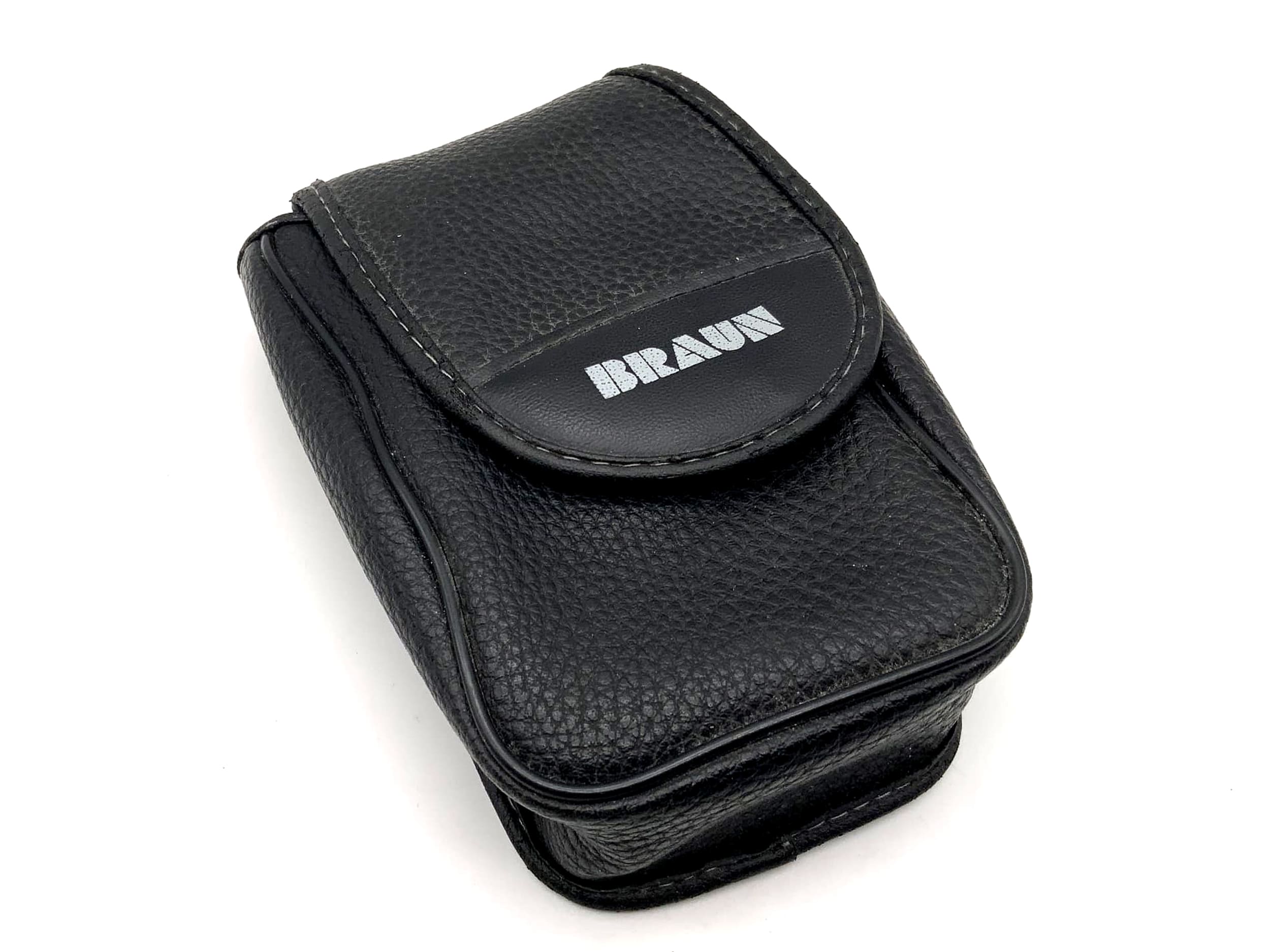 Braun Leder Bereitschaftstasche schwarz Fototasche universell Kameratasche