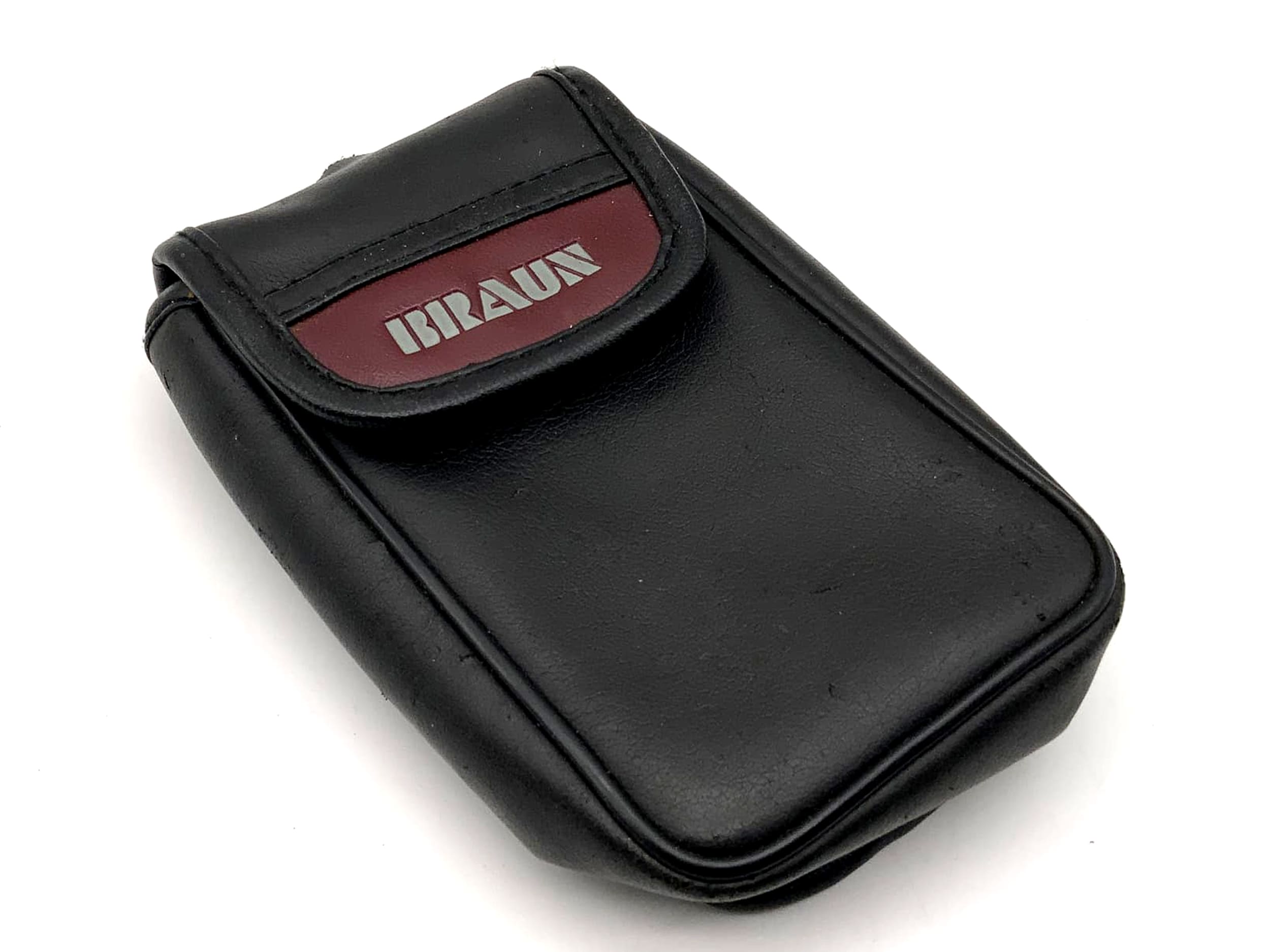 Braun Leder Bereitschaftstasche schwarz Fototasche universell Kameratasche