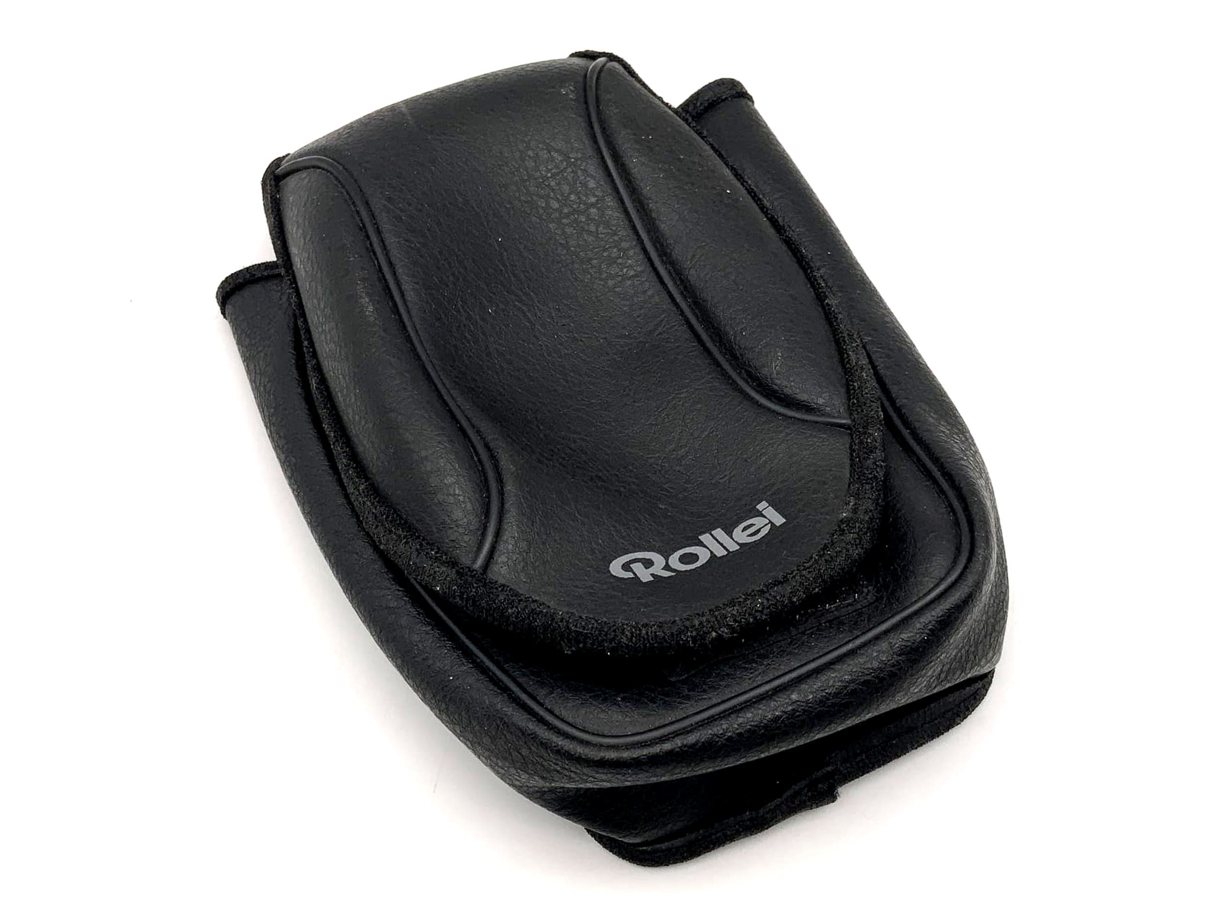 Rollei Leder Bereitschaftstasche schwarz Fototasche universell Kameratasche