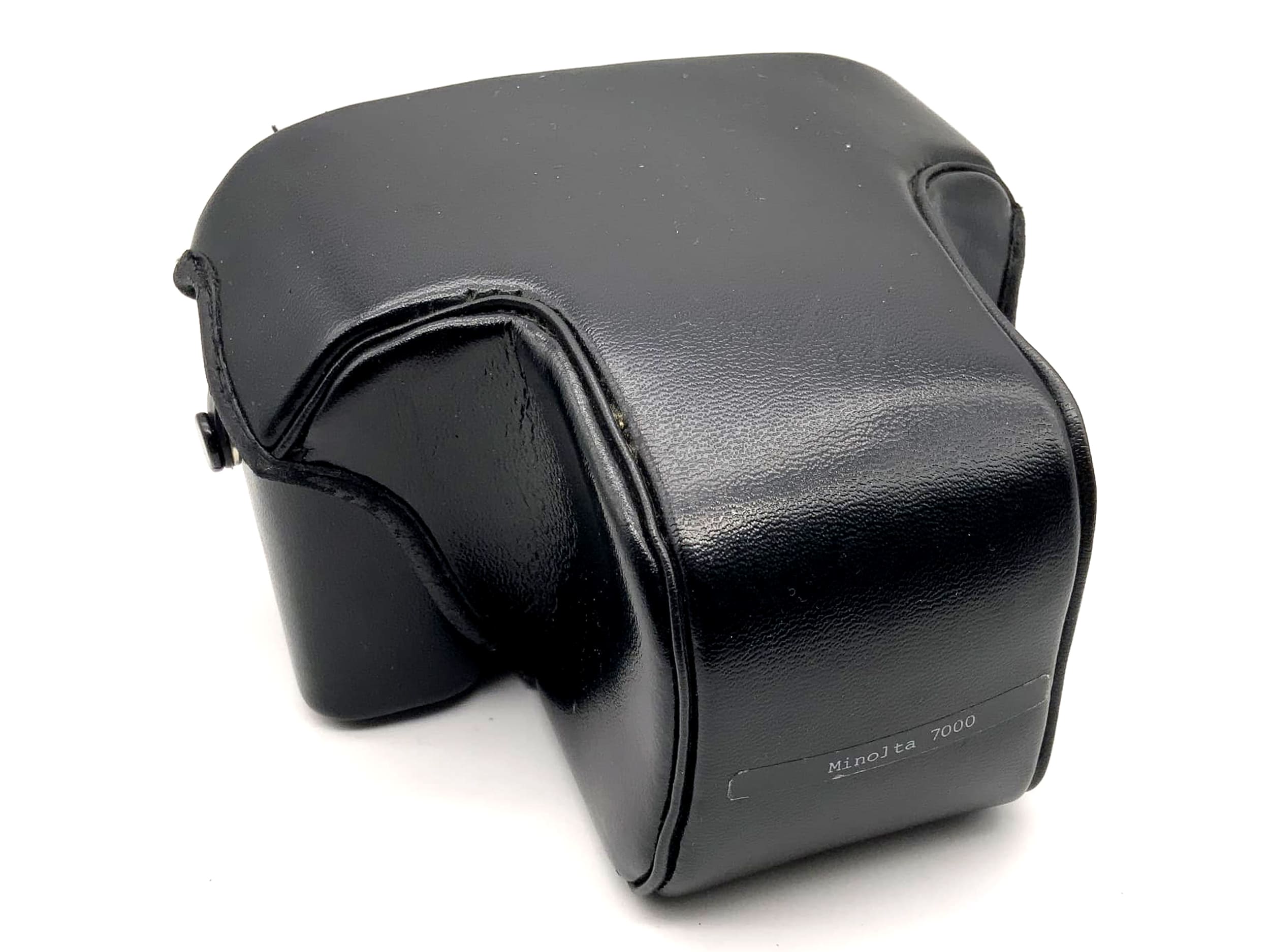 Minolta für 7000 Leder Kameratasche schwarz Kamera Bag universell Fototasche