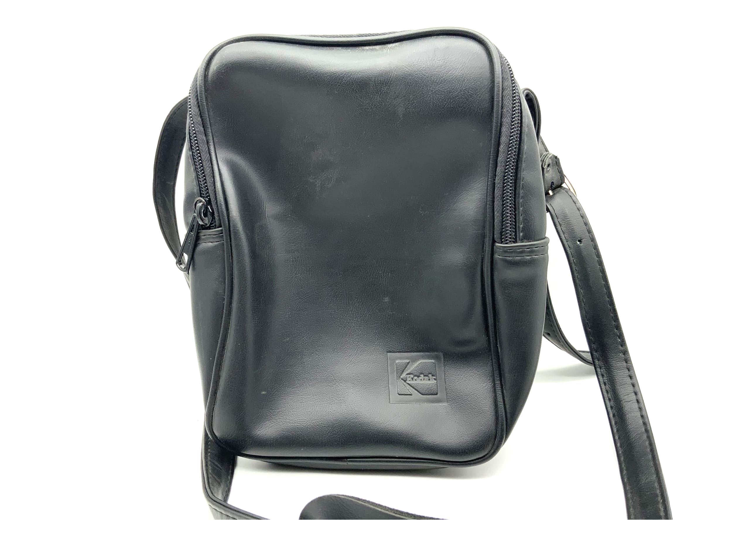 Kodak ca.15x22x5cm Leder Kameratasche schwarz universell Umhängetasche