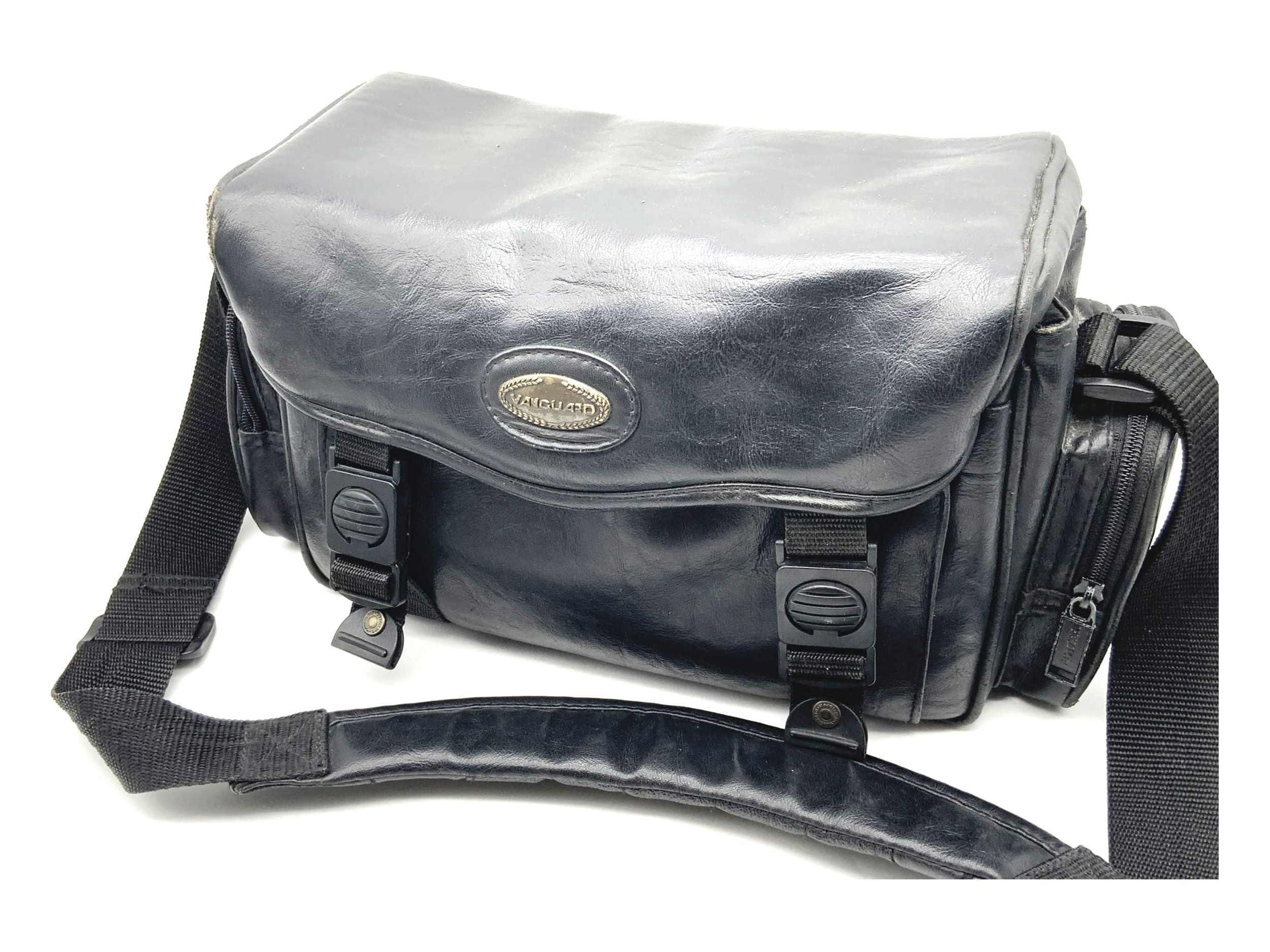 Vanguard ca.28x16x13cm Leder Kameratasche schwarz universell Umhängetasche