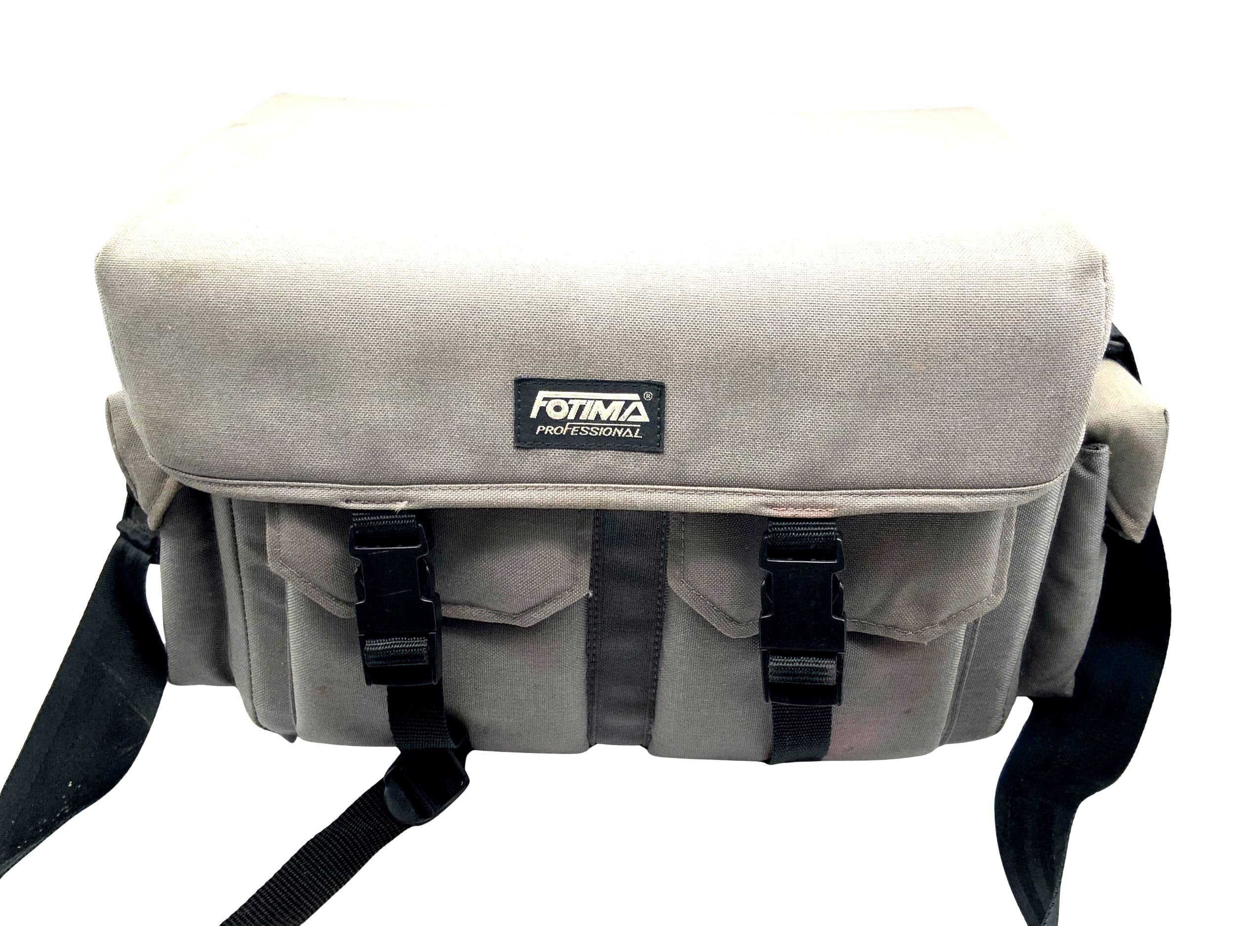 Fotima Professional ca.35x21x21cm Kameratasche grau universell Umhängetasche