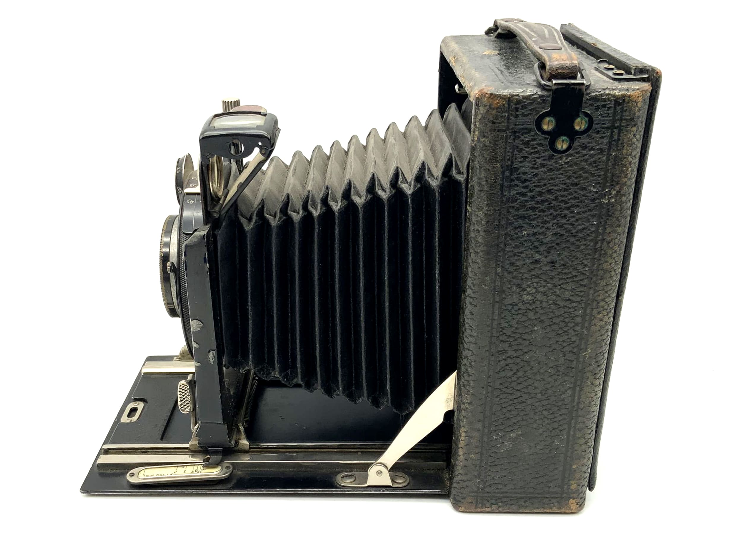 Rüo Optik Plattenkamera mit Acomar 1:4.5 F=15cm Compur Analogkamera