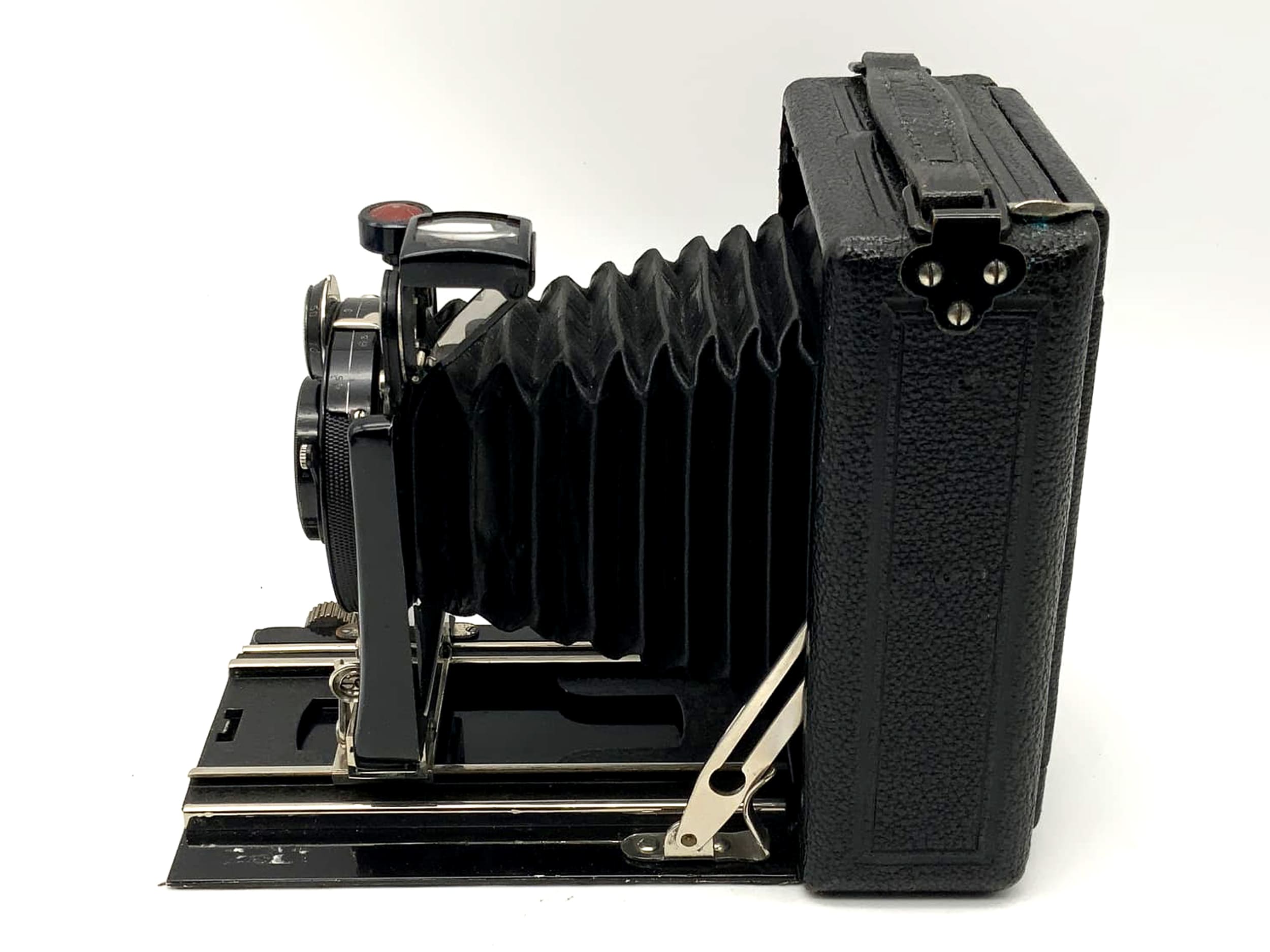 Contessa Nettel sonnar Plattenkamera mit Sonnar Anastigmat 1:4.5 f=12cm Compur