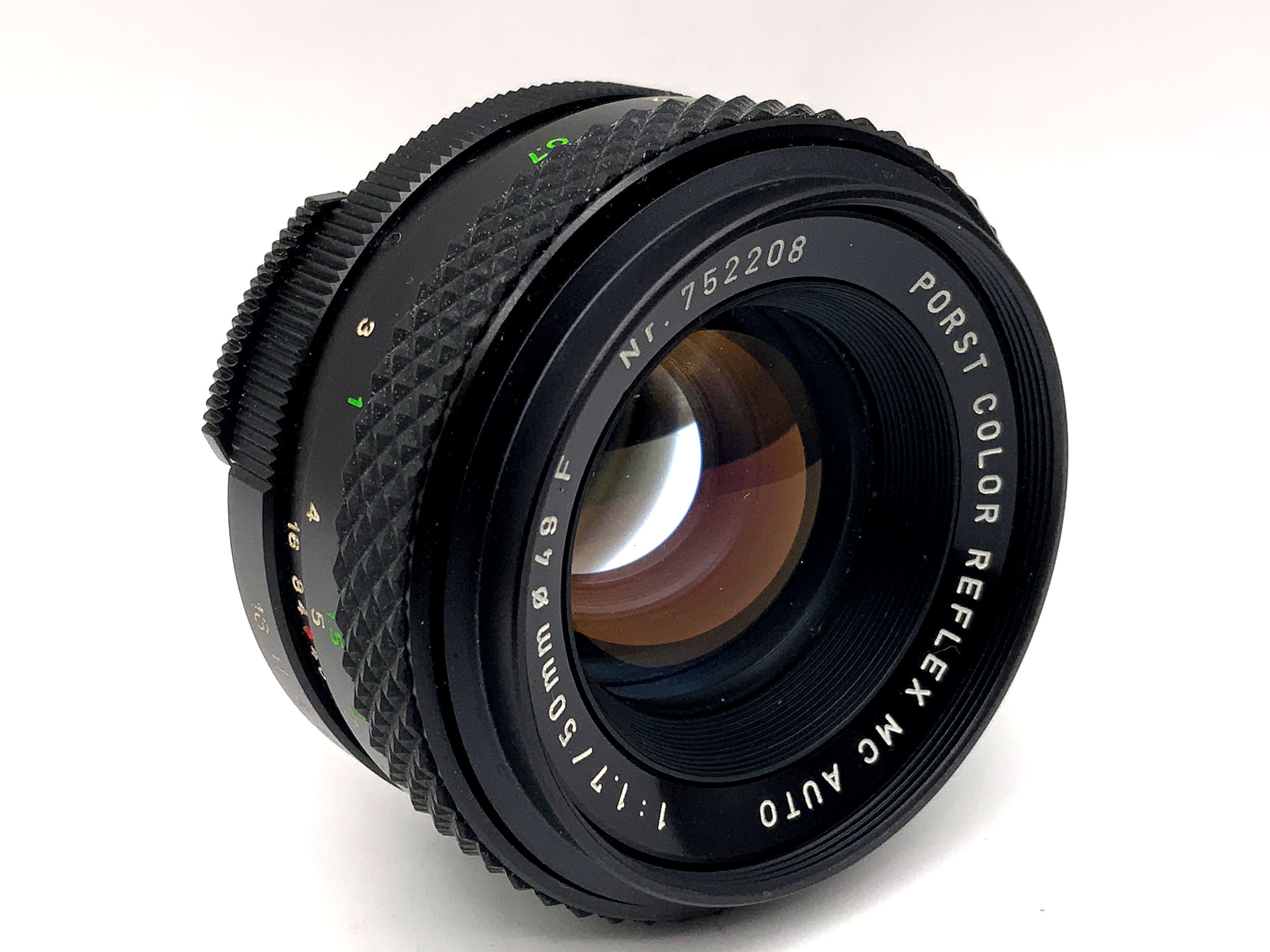 Porst 50mm 1:1.7 Objektiv Color Reflex MC Auto F Festbrennweite (M42)