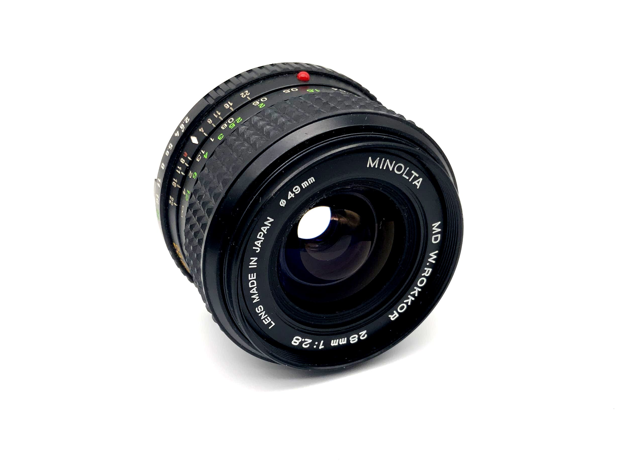 Minolta 28mm 1:2.8 Objektiv MD W.Rokkor Kamera Camera Lens (Minolta MD)