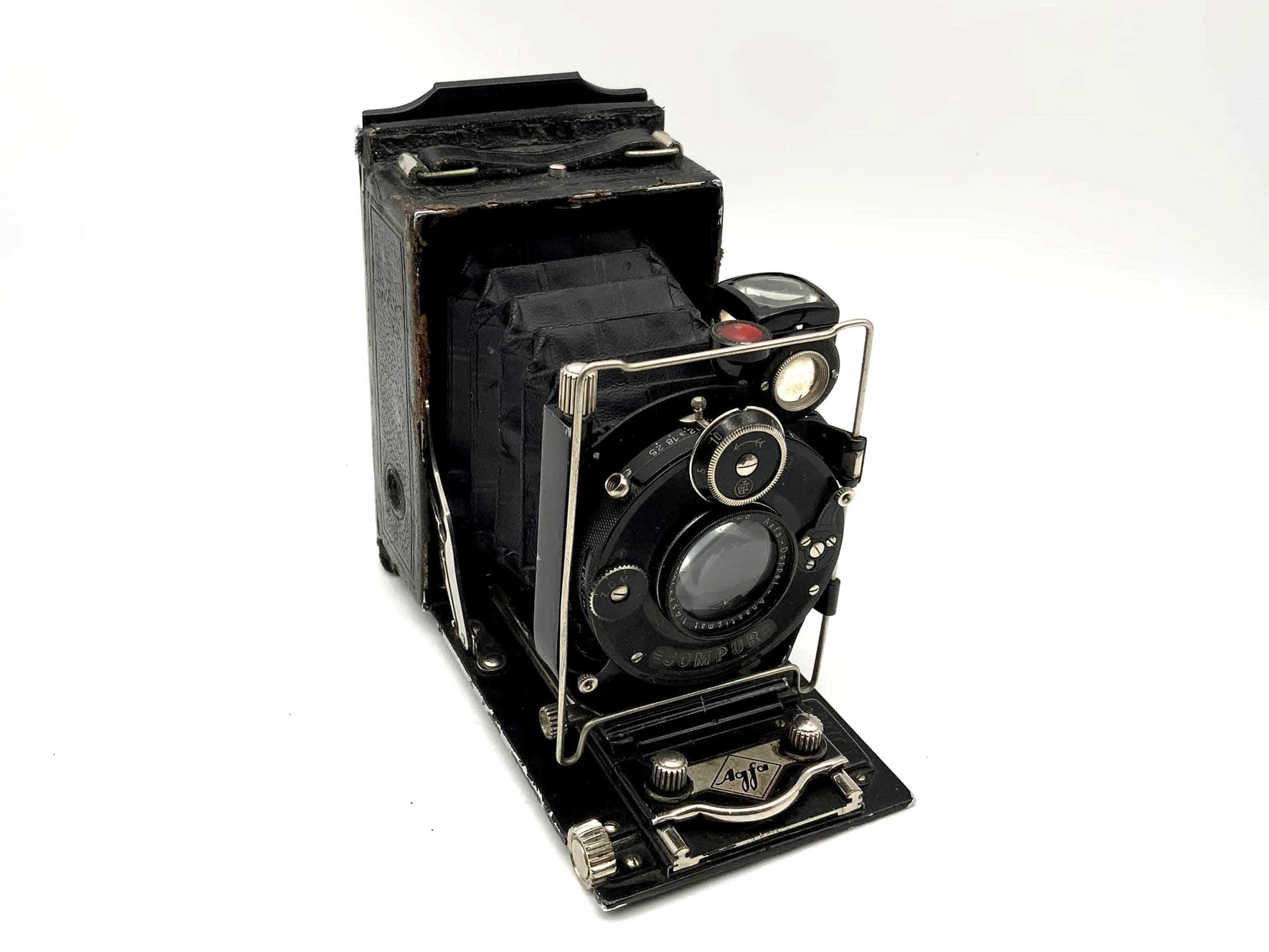 Agfa Isolar 404 Plattenkamera mit Doppel-Anastigmat 1:4.5 F=10,5cm Compur