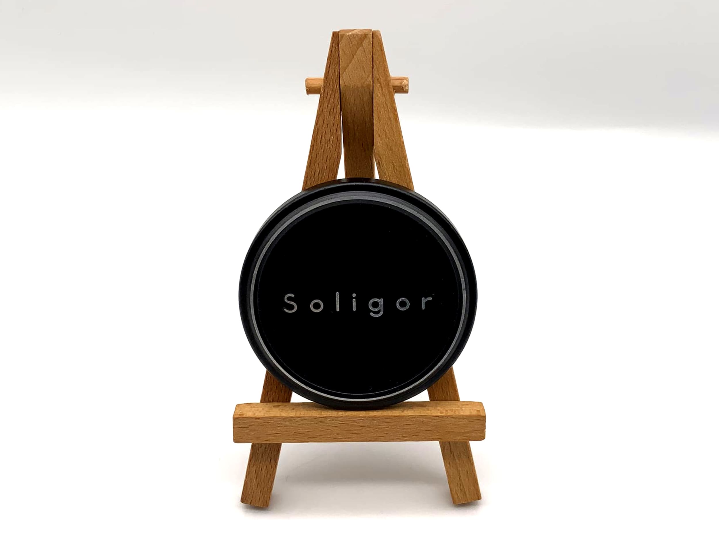 Soligor Objektivfrontdeckel 56mm Aluminium Metall Objektivdeckel Kappe lens cap