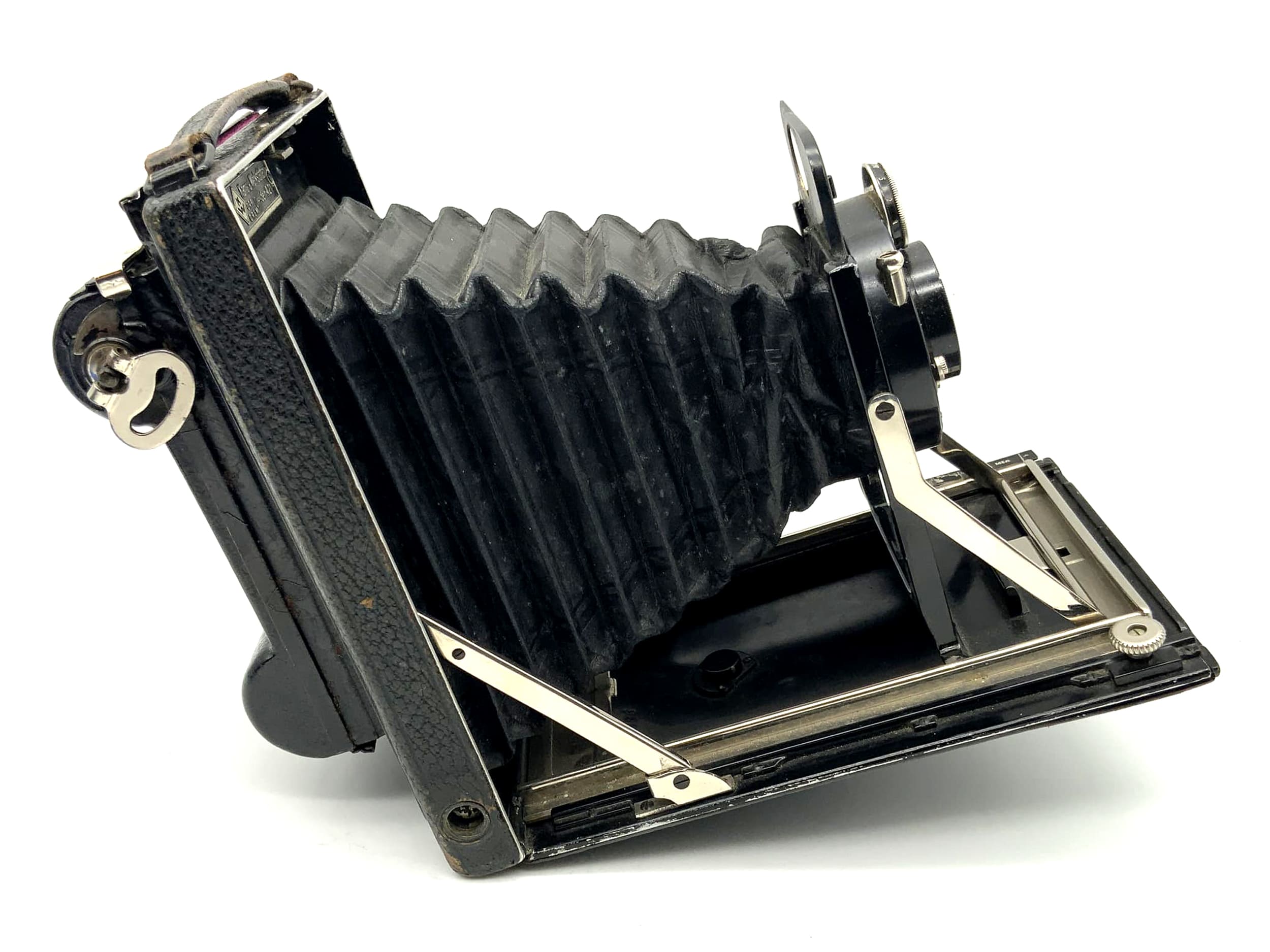 KW Patent Etui Plattenkamera Radionar 6.3/13,5cm mit Rollex Patent für Rollfilm