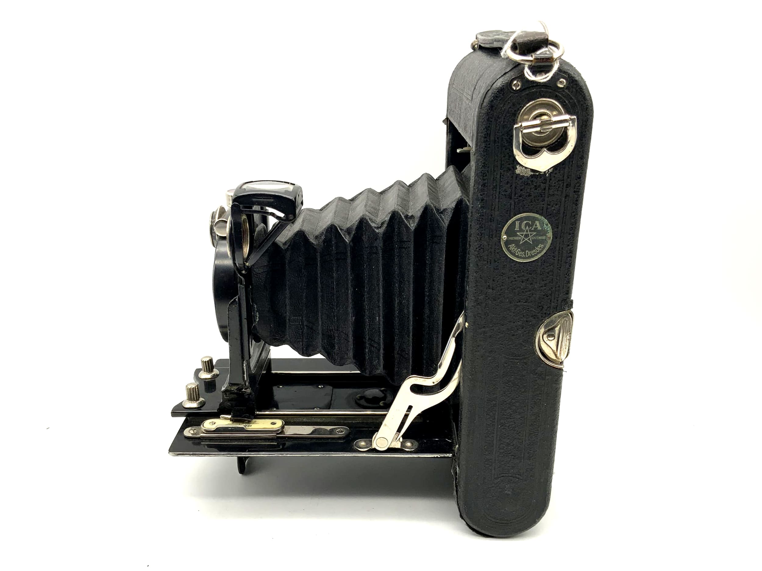 Ica Dresden Plattenkamera mit Extra Rapid Aplanat Helios 1:8 F=13cm