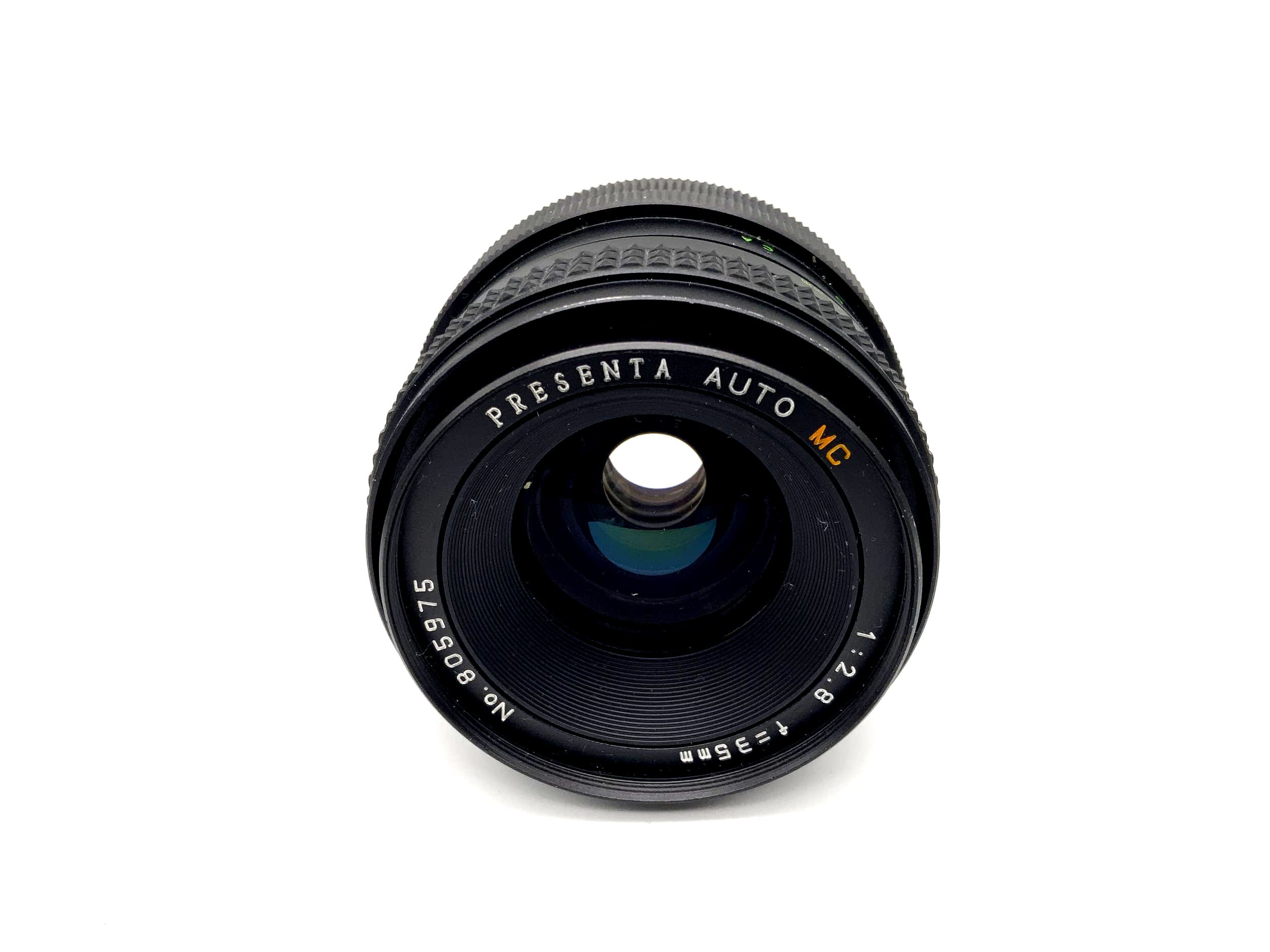 Presenta 35mm 1:2.8 Objektiv Auto MC Multi Coating Lichtstark Lens (Canon FD)