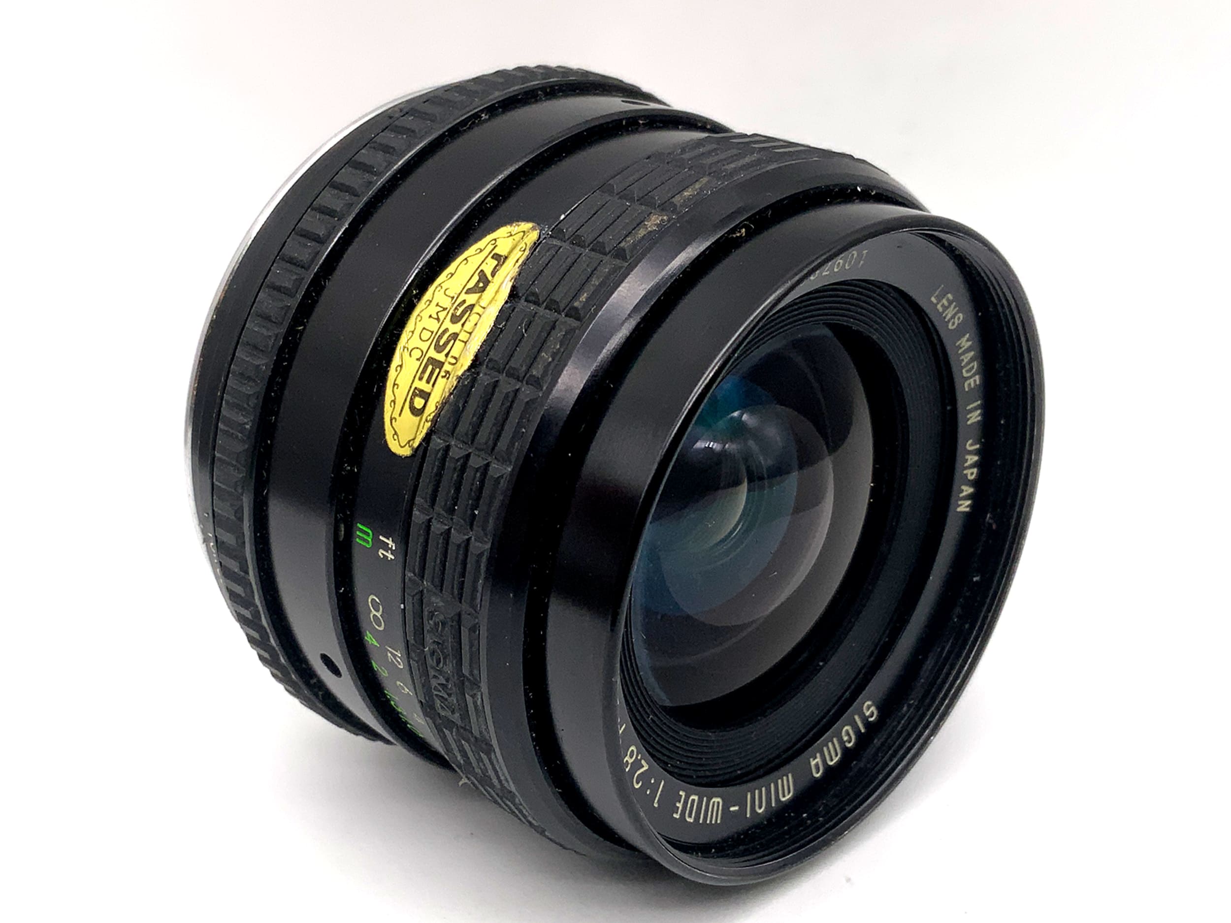 Sigma 28mm 1:2.8 Objektiv Mini-Wide MC Macro Festbrennweite (Yashica / Contax)