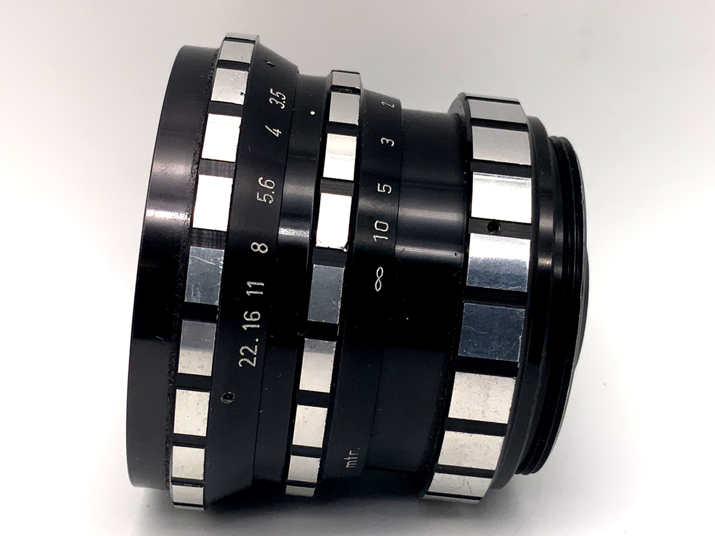 Enna München 35mm 1:3.5 Objektiv Reflexogon Zebra Weitwinkel (M42)