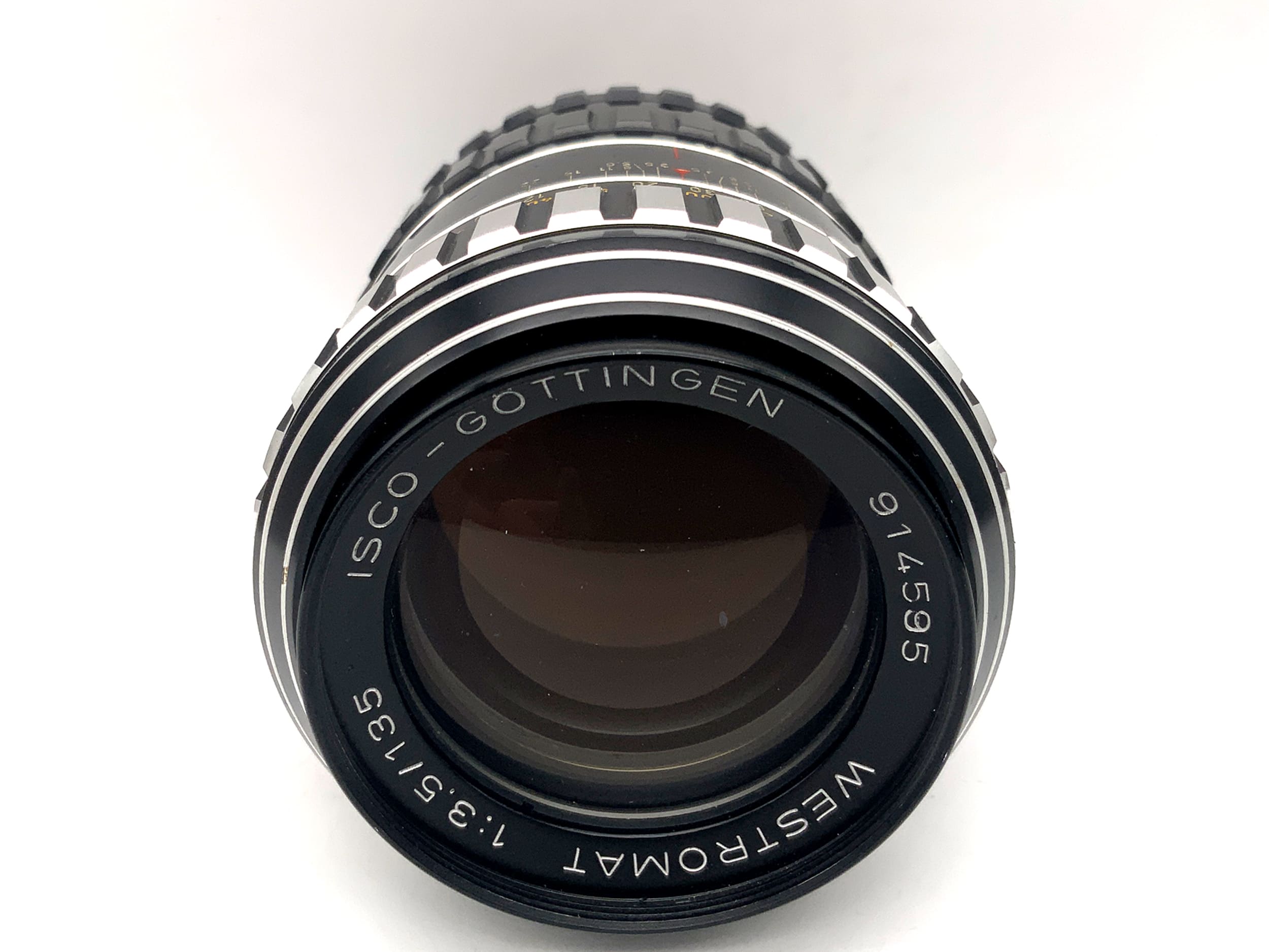 Isco Göttingen 135mm 1:3.5 Objektiv Westromat Zebra Festbrennweite (M42)
