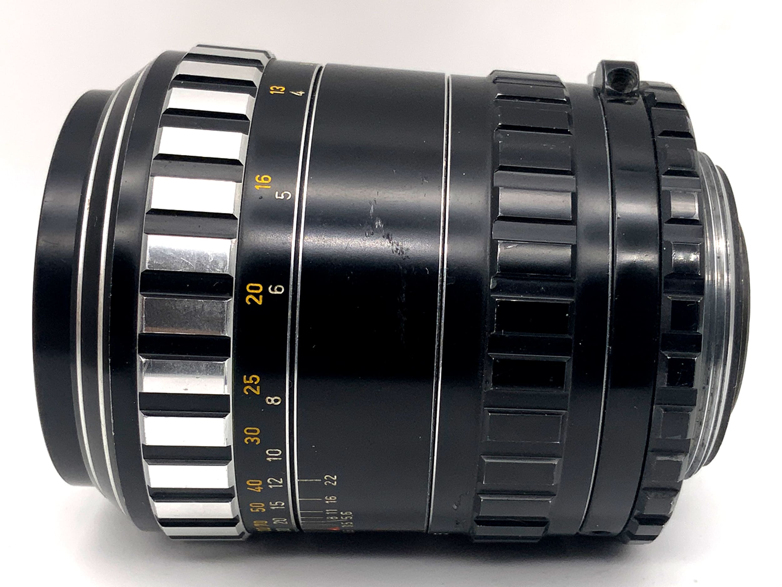 Isco Göttingen 135mm 1:3.5 Objektiv Westromat Zebra Festbrennweite (M42)