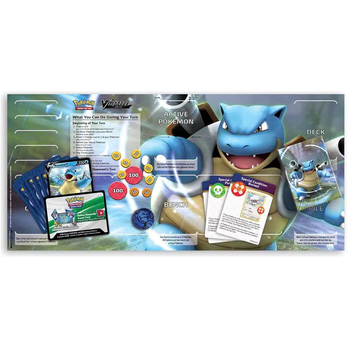 Pokémon Blastoise V Battle Deck (englisch)