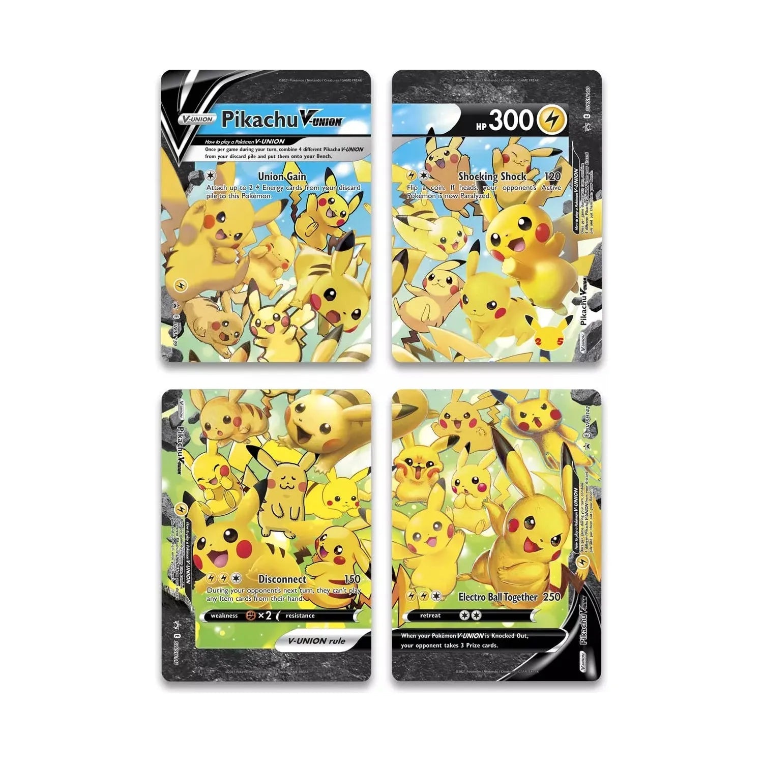 Pokémon 25th Anniversary Celebrations Pikachu V UNION Collection (englisch)