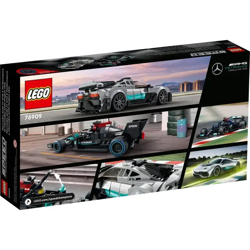 LEGO® Speed Champions Mercedes-AMG F1 W12 E Performance & Mercedes-AMG Project One 76909