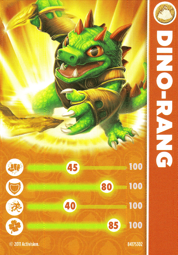 Skylanders Spyros Adventure Dino-Rang Karte