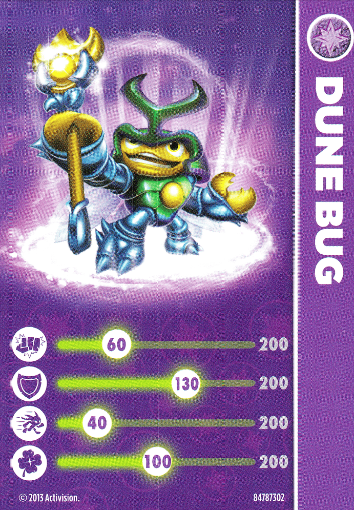 Skylanders Swap Force Dune Bug Karte
