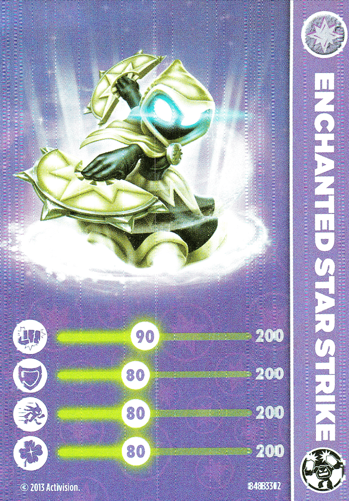 Skylanders Swap Force Enchanted Star Strike - Lightcore Karte