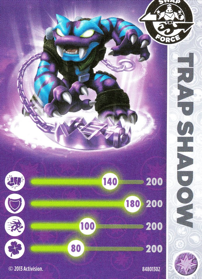 Skylanders Swap Force Trap Shadow Karte