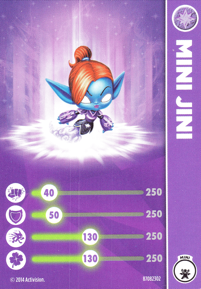Skylanders Trap Team Mini Jini Karte